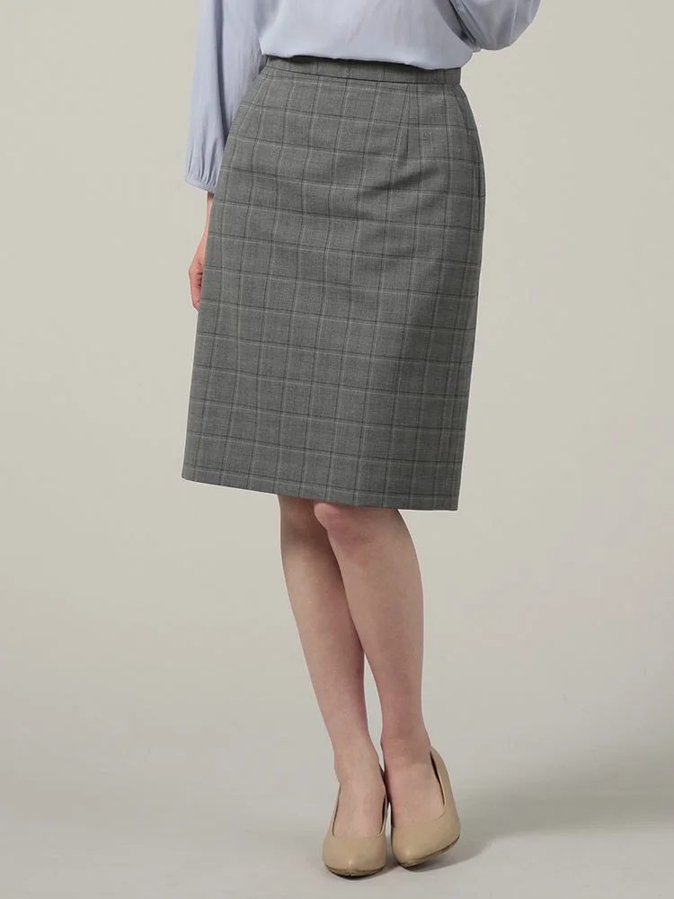 【ウォッシャブル】スカート膝丈タイト防シワ抗菌防臭SOFFICE【レディース】