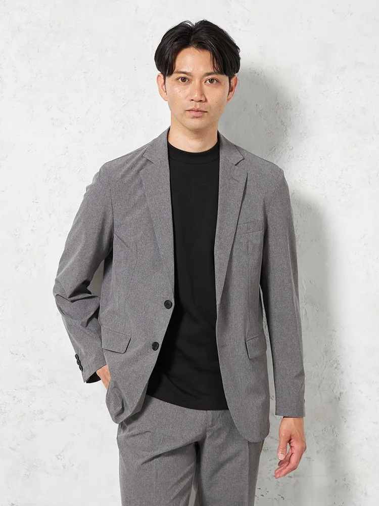 【AIRSUIT】ジャケット2つボタン【セットアップ商品有】接触冷感吸汗速乾UVカット無地春夏