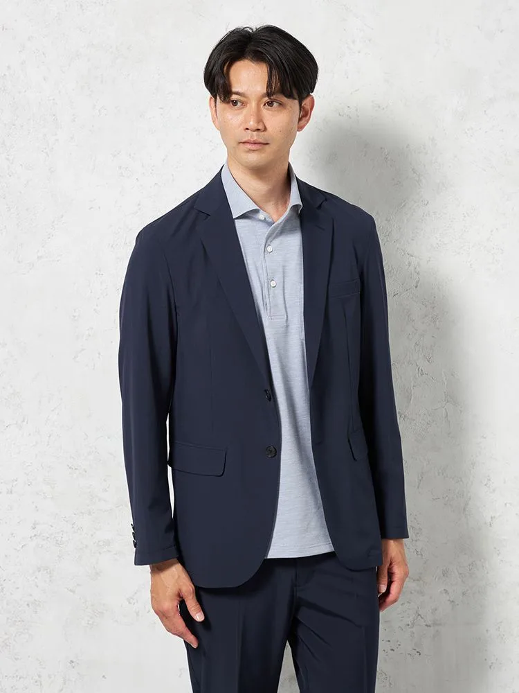 【AIRSUIT】ジャケット2つボタン【セットアップ商品有】接触冷感吸汗速乾UVカット無地春夏