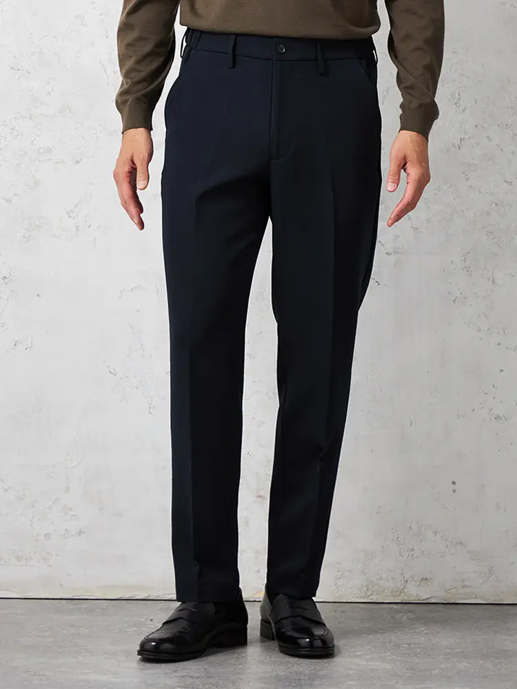 【AIRSUIT】セットアップスラックスパンツノータック防シワ（イージーケア）ストレッチ通年吸水速乾UVカット