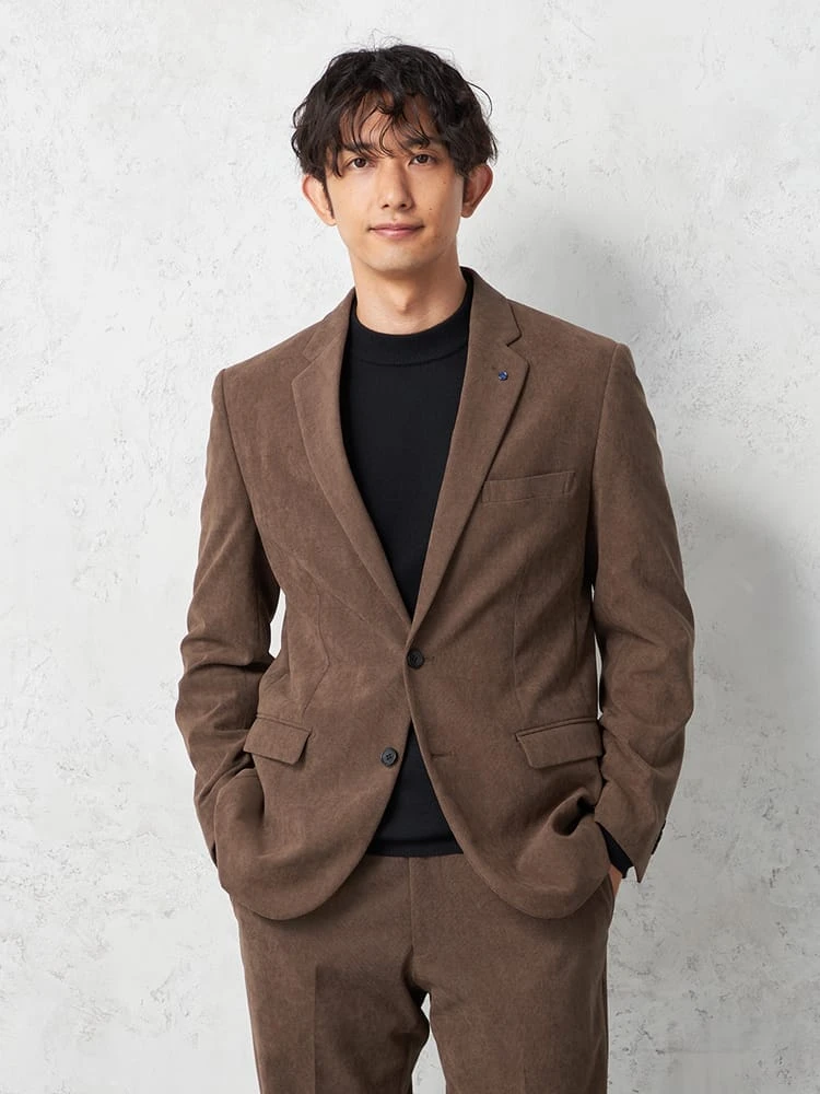 【KATHARINE E HAMNETT-キャサリン・イー・ハムネット-】ジャケット 【セットアップ対応可】 ＫＥＨコーディロイセットアップジャケット 無地 キャサリン Ｅ ハムネット 秋冬