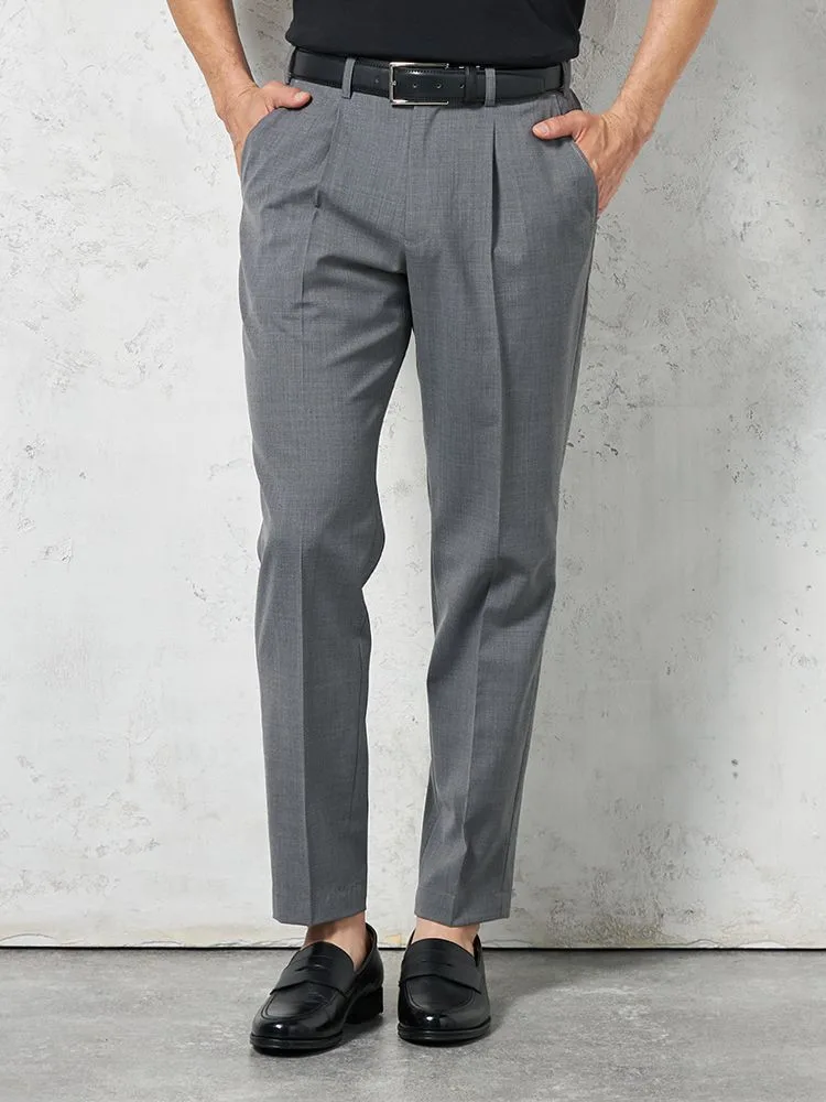 【接触冷感】パンツ ワンタック 超軽量 TW素材【セットアップ商品有】 リッケンバッカーブラック 春夏